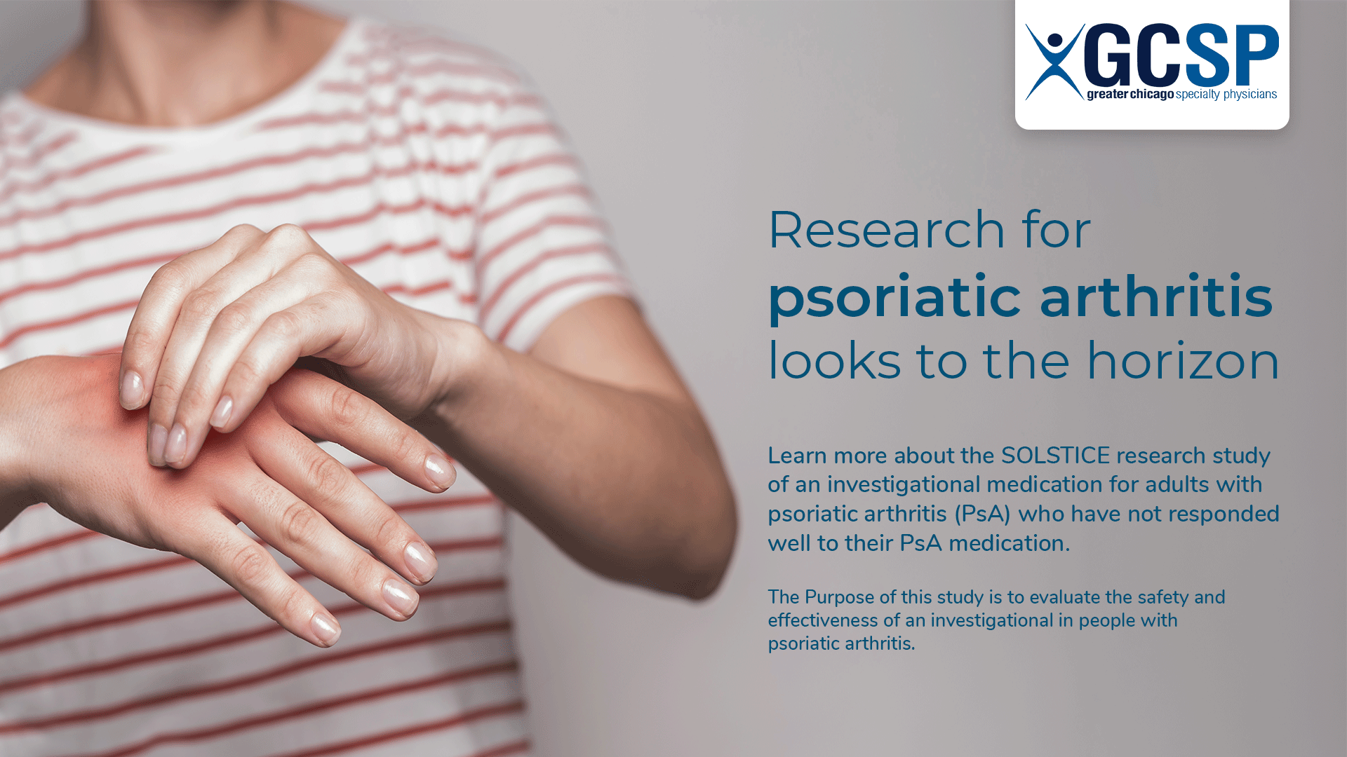 Psoriatic Arthritis - GCSP - Greater Chicago Specialty Physicians